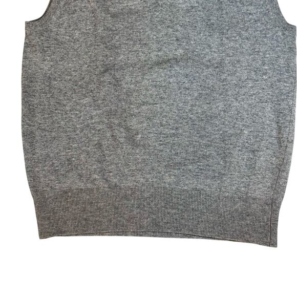 Vintage Christian Dior 100% Pure Cashmere Sweater Vest V-Neck Grey Men's 44‎ - Picture 4 of 8
